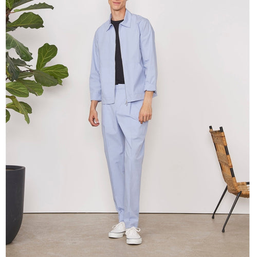 Chemise Aymeric Itl Pie Dye Co Poplin - Baby Blue