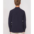Js Piping Shirt - Navy - Men's