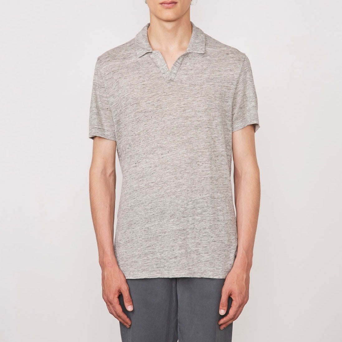 Simon Polo Shirt - Heather Gray - Men