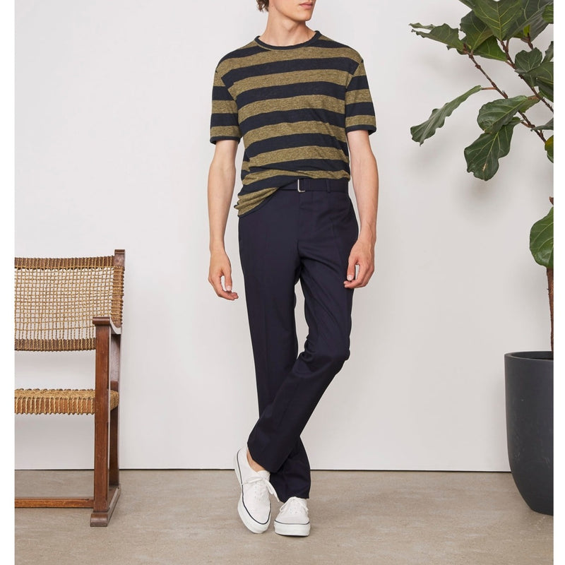 Men's T-Shirt - Hthr Olive/Dark Navy