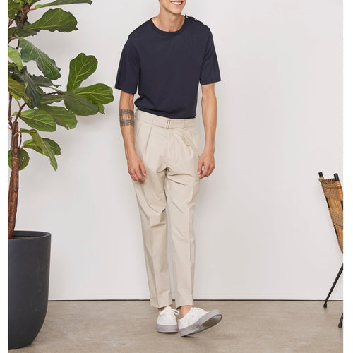 Tee Shirt Armin Ice Touch Contrst Collar - Dark Navy