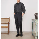 Officine Générale - Owen Trousers - Black/White - Men's