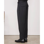 Tlg Pants Owen Pts Itl Pinstripe Wool - Black/White