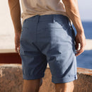 Faguo - Short Chino - Saulieu - Bleu - Homme