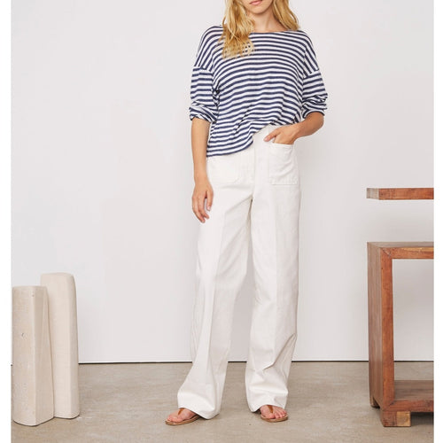 Chino Corie Pts Denim Cotton - White