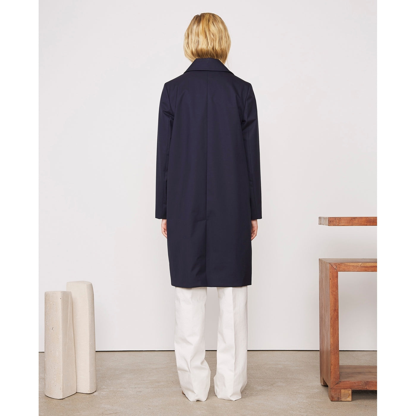 Adelie Coat - Navy - Women's