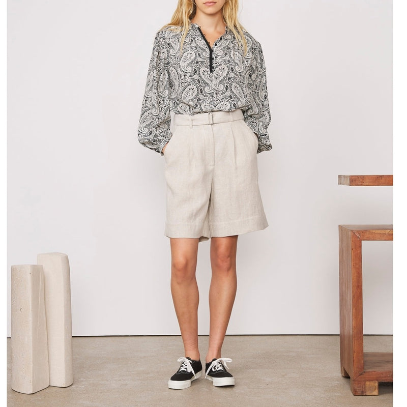 Eddy Shirt - Stone/Black - Women