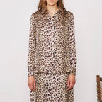 Ophelie Shirt - Beige/Brown/Black - Women