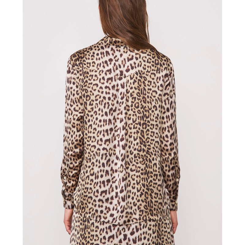 Camisa Ophelie - Beige/Marrón/Negro - Mujer