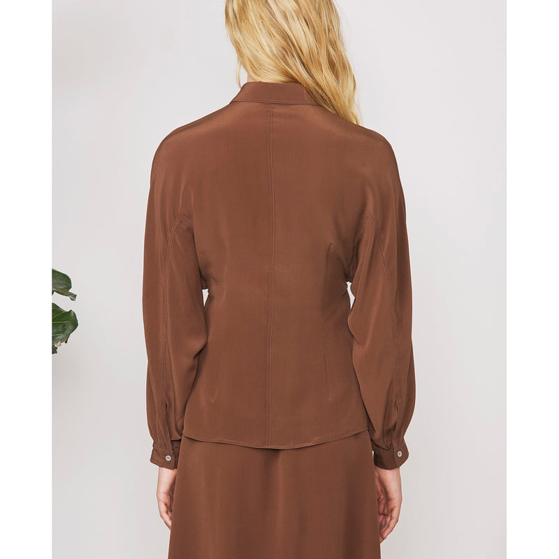 Camisa Daisy - Marrón - Mujer