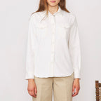 Chemise Livia Itl Cotton Twill - White