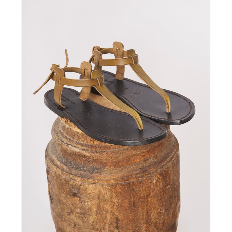 Clarie Sandals - Olive/Black - Women's