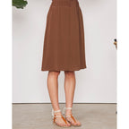 Marlene Skirt - Brown - Women's