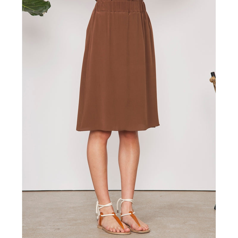 Marlene Skirt - Brown - Women's