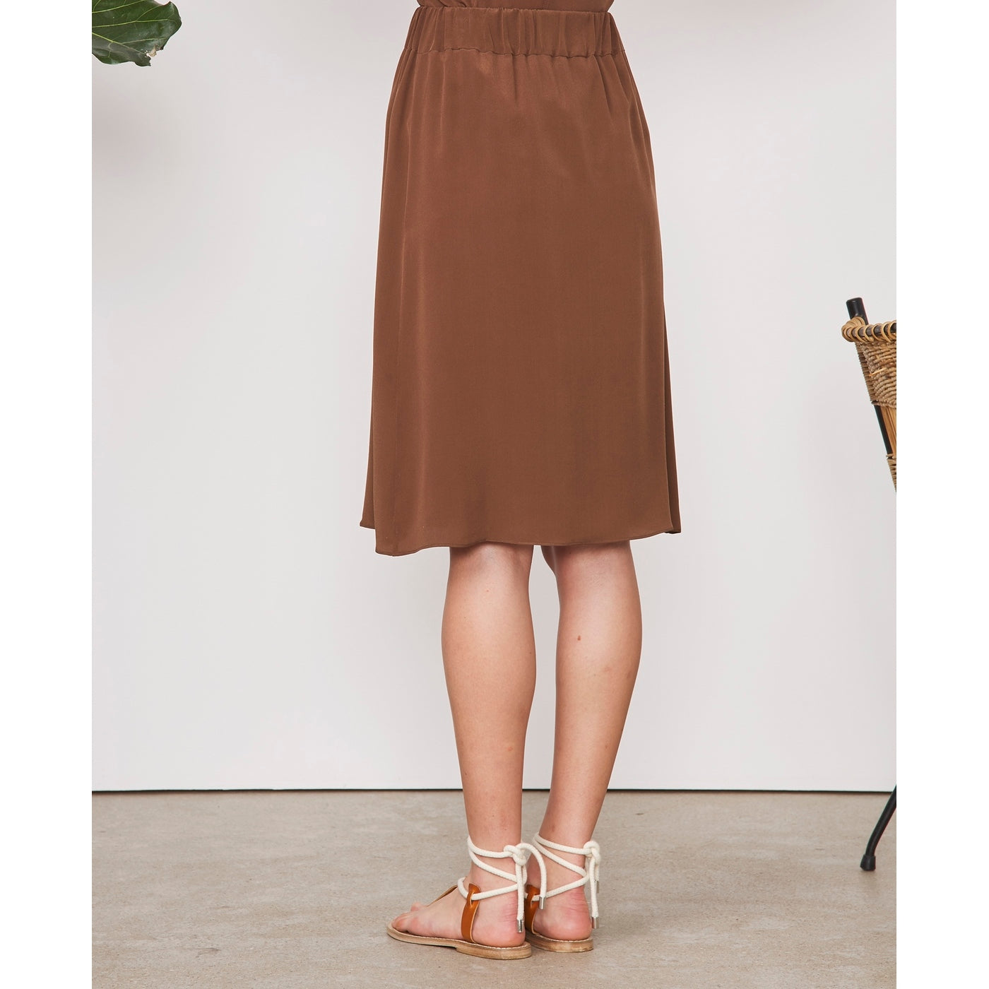 Marlene Skirt - Brown - Women's