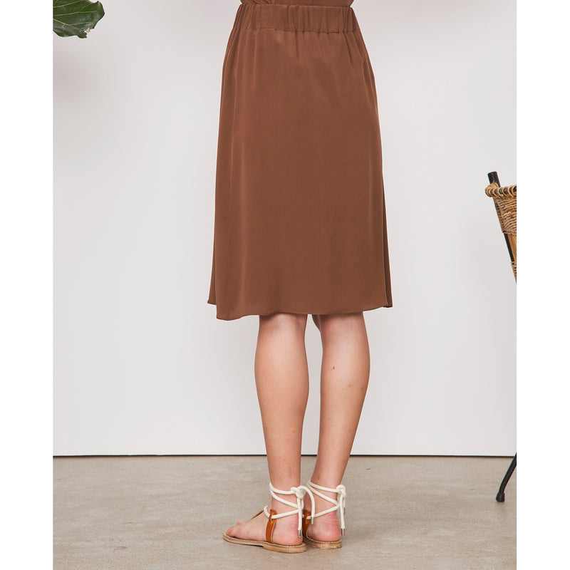 Marlene Skirt - Brown - Women's