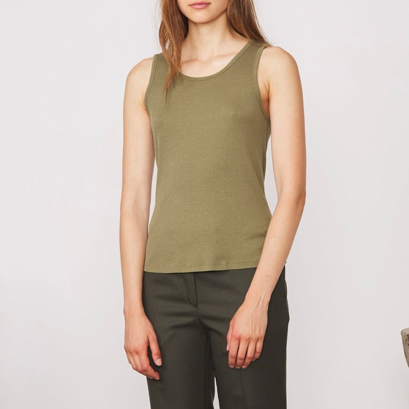 Tatiana Tank Top - Burnt Olive - Women's
