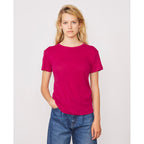 Tee Shirt Lara Tee Piece Dyed Fr Linen - Camelia
