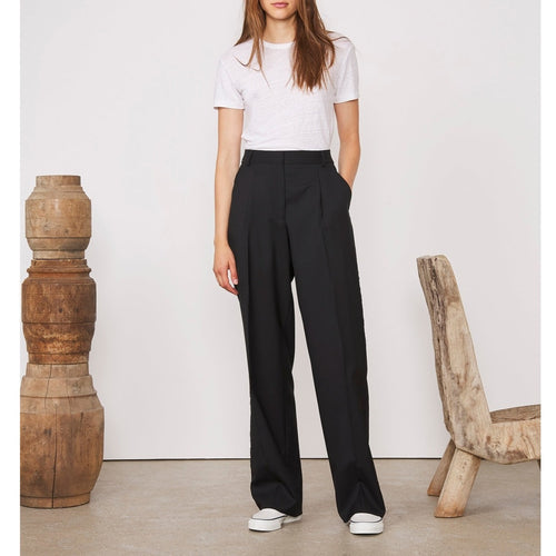 Tlg Pants New Sophie Pts Itl Fresco Wo - Black