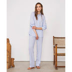 Pantalón Miranda - Blanco/Azul - Mujer