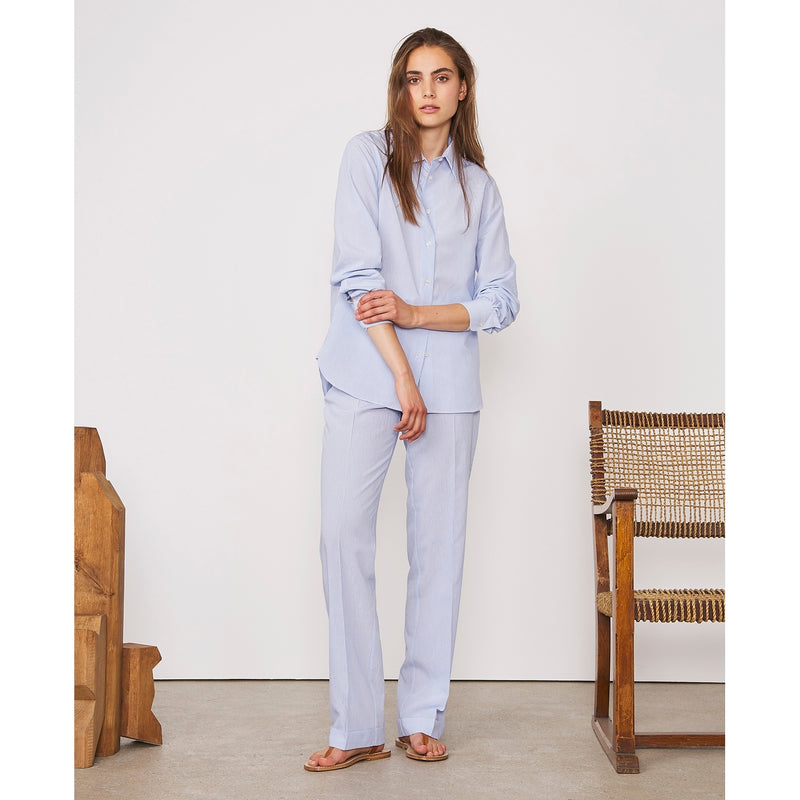 Pantalón Miranda - Blanco/Azul - Mujer