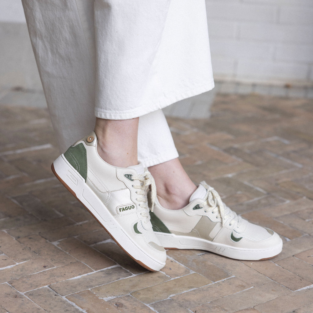 Ceiba Leather & PU Trainers - Women