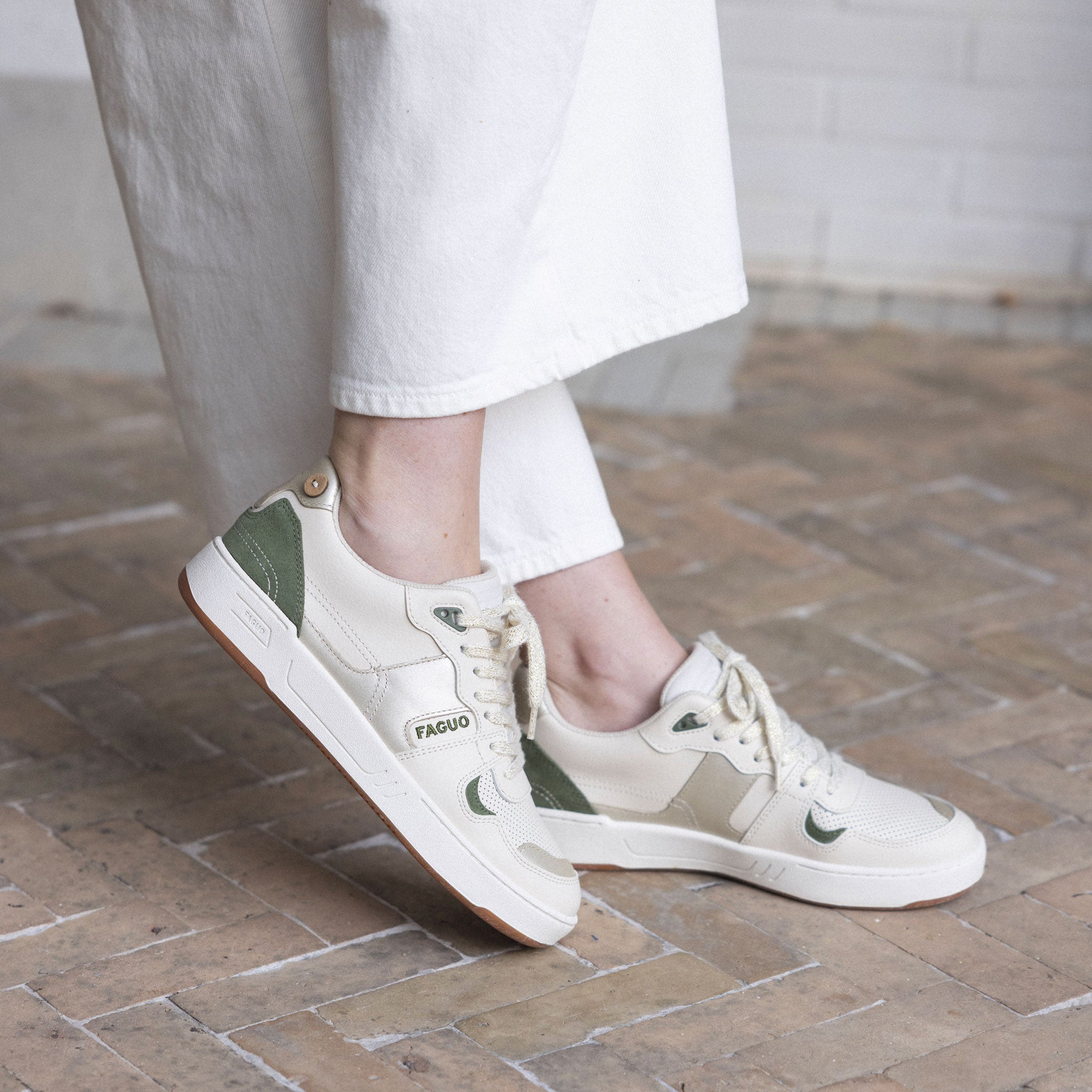 Ceiba Leather & PU Trainers - Women