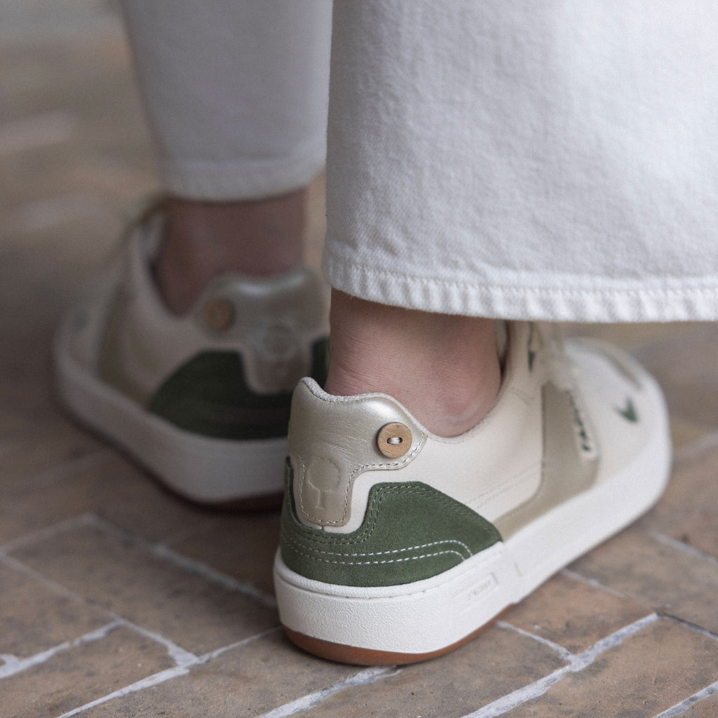 Ceiba Leather & PU Trainers - Women