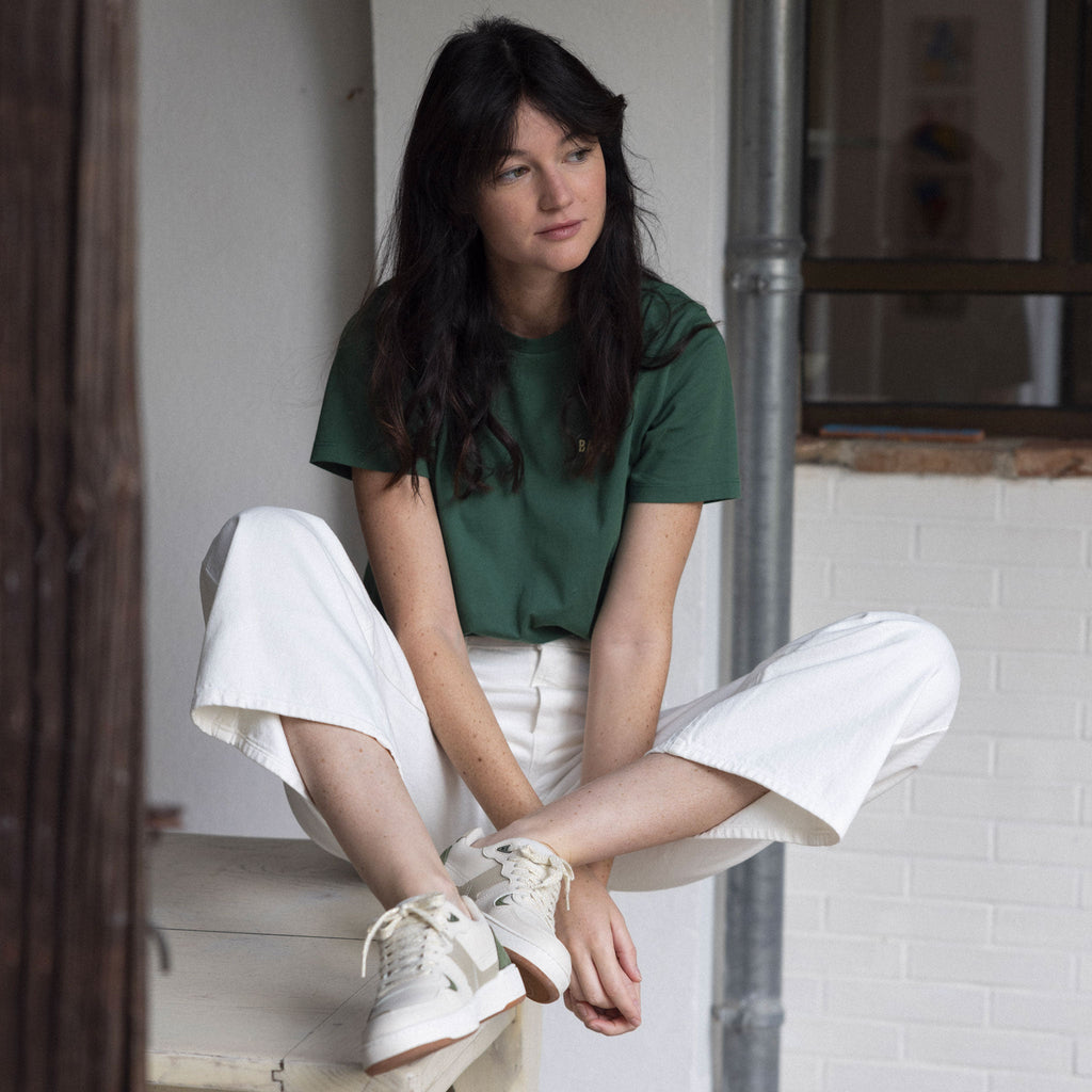Ceiba Leather & PU Trainers - Women