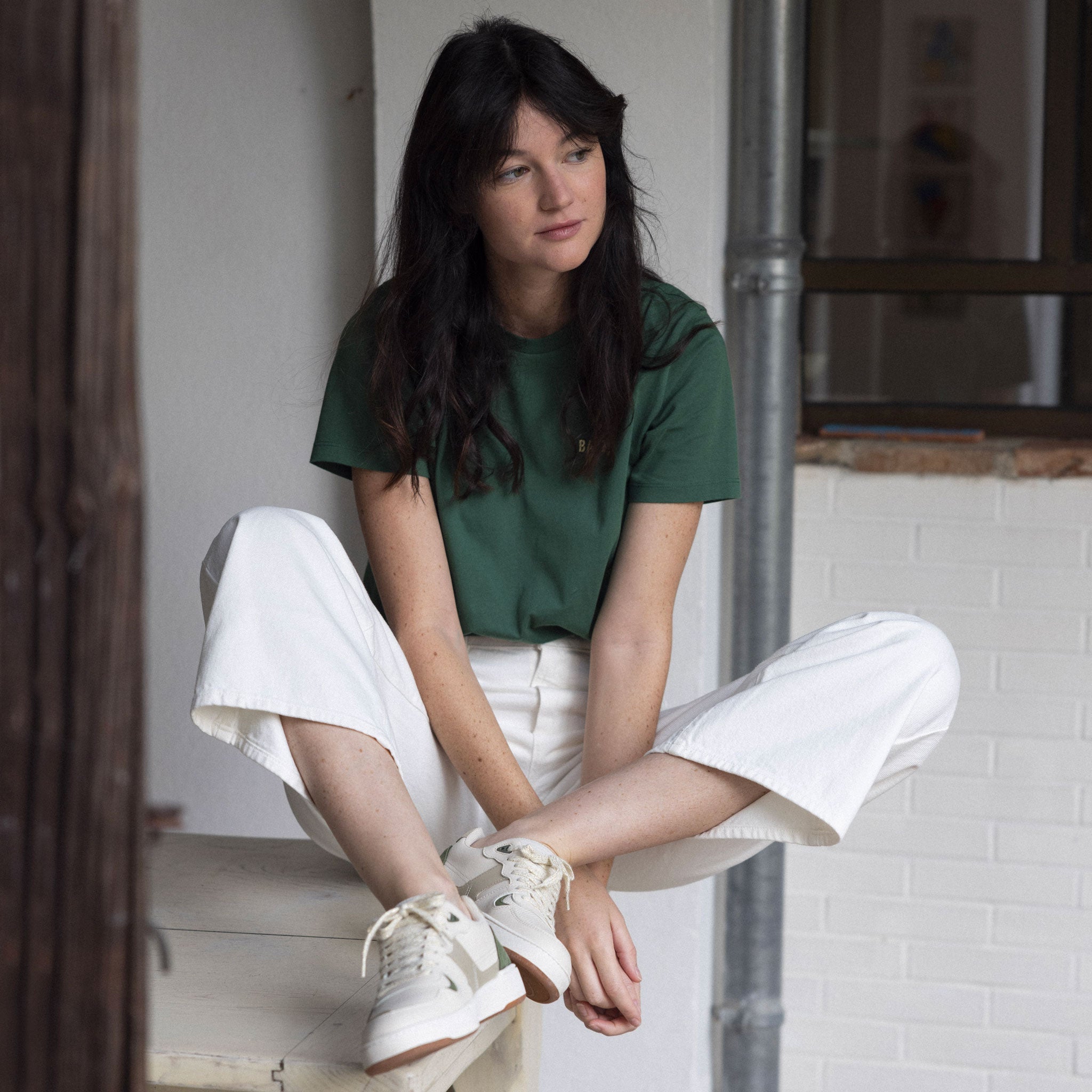 Ceiba Leather & PU Trainers - Women