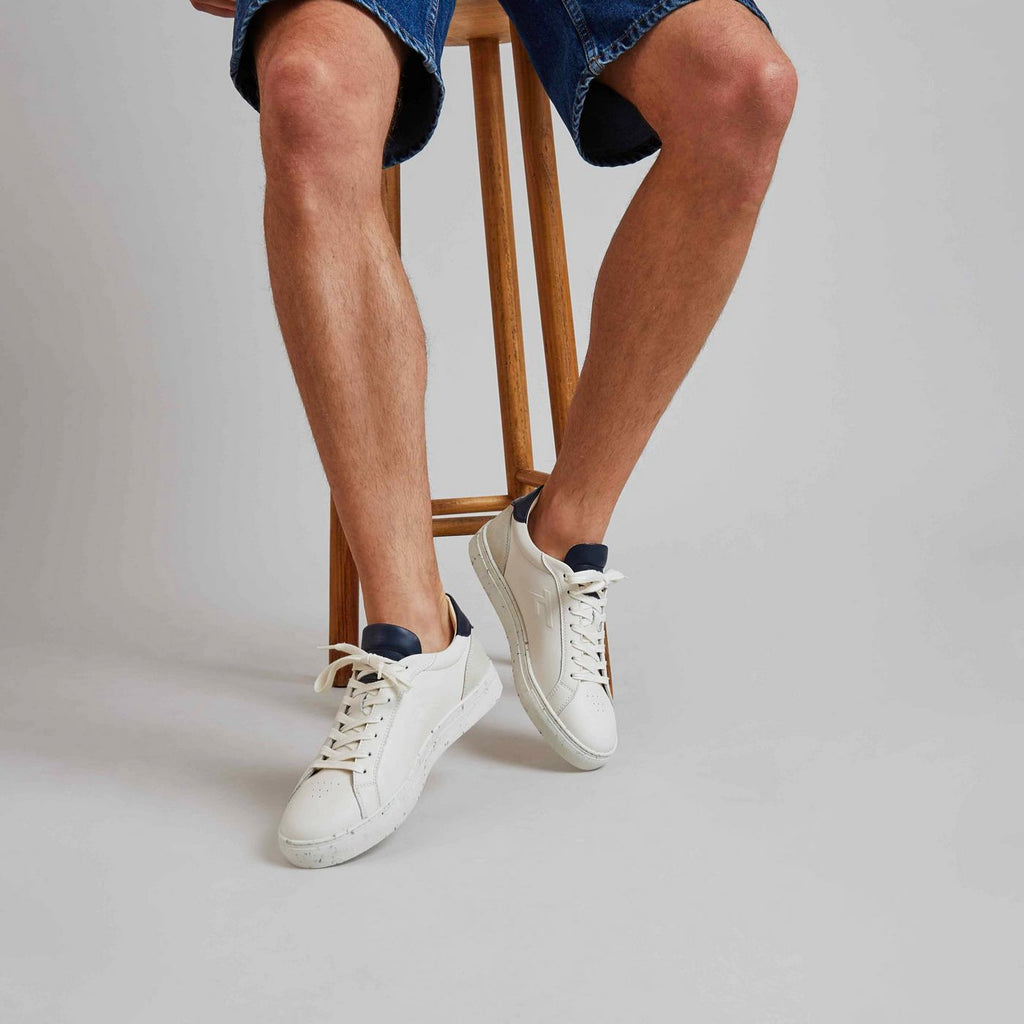 Baskets Écrues & Marine Ebony - Mixte