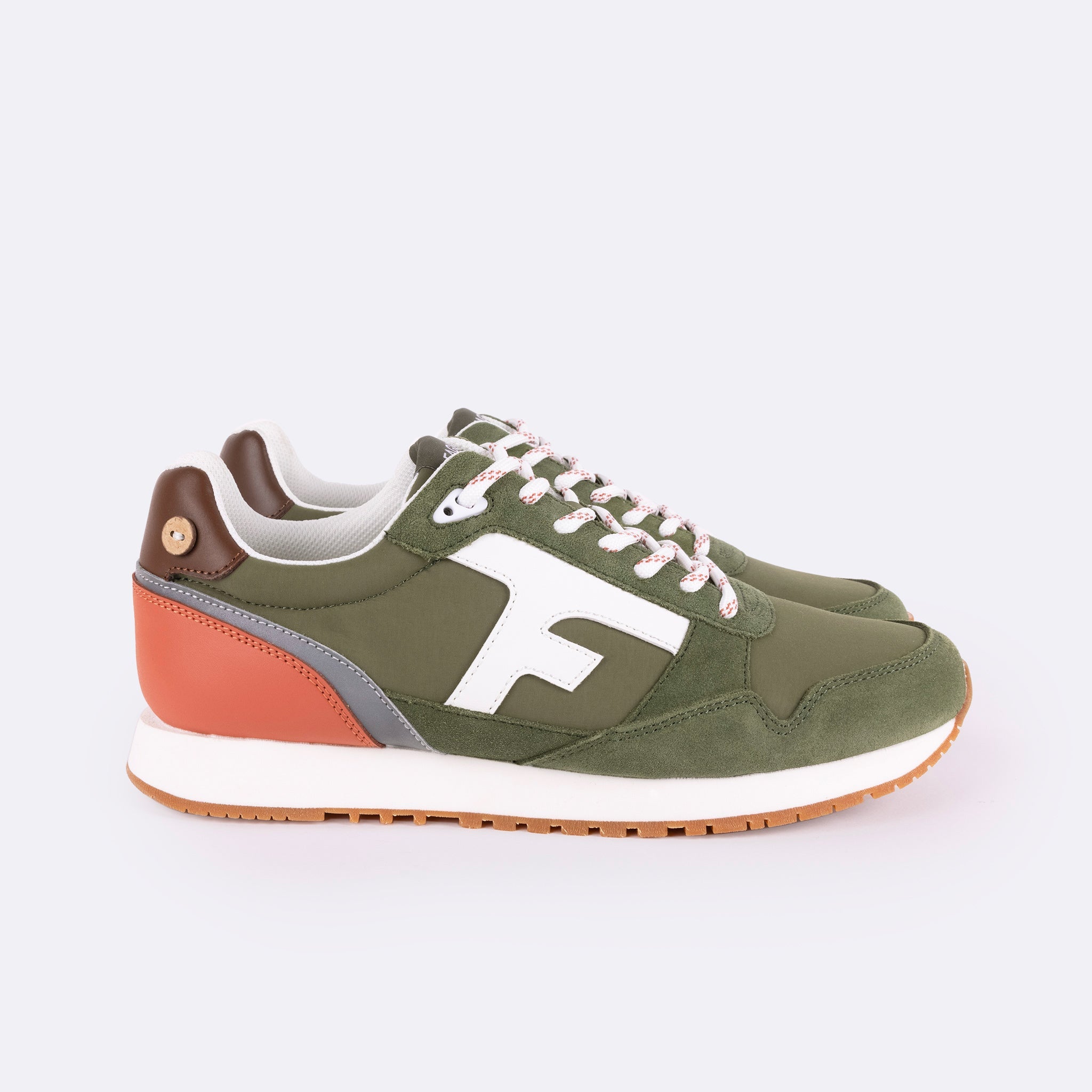 Runnings Kaki & Terracotta Elm - Mixte