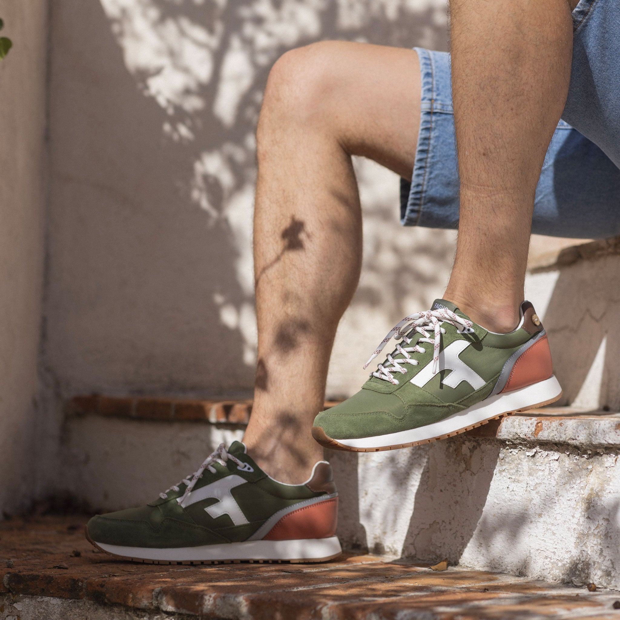 Runnings Kaki & Terracotta Elm - Mixte