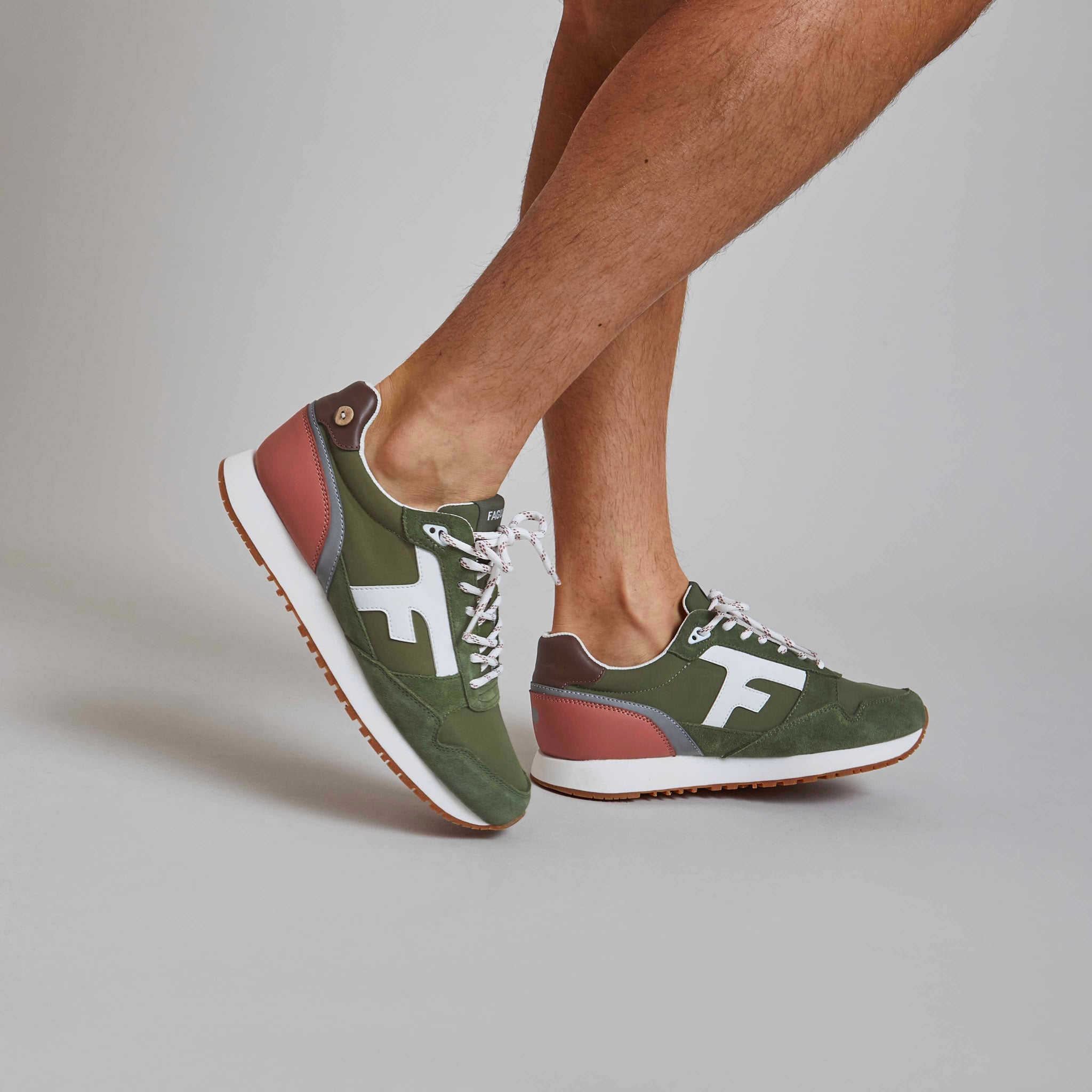 Runnings Kaki & Terracotta Elm - Mixte