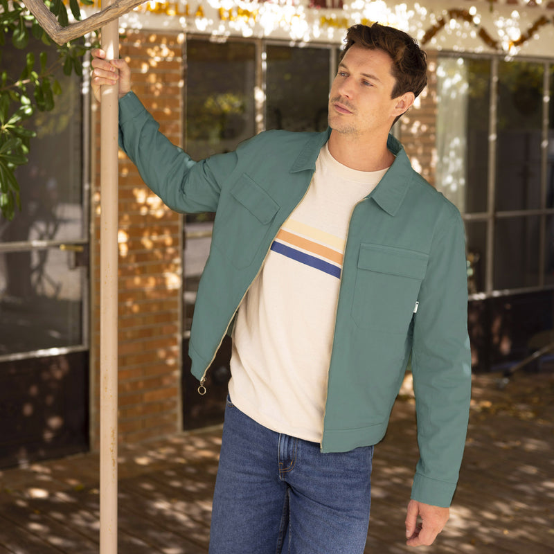 Faguo - Blouson Vert Clair Bondy - Homme