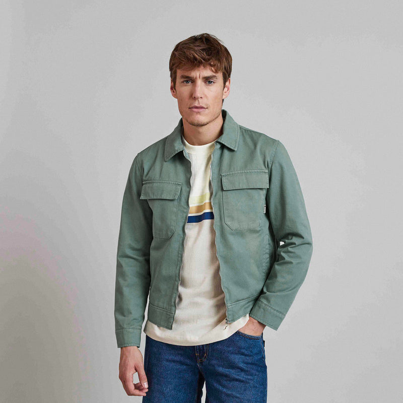 Faguo - Blouson Vert Clair Bondy - Homme