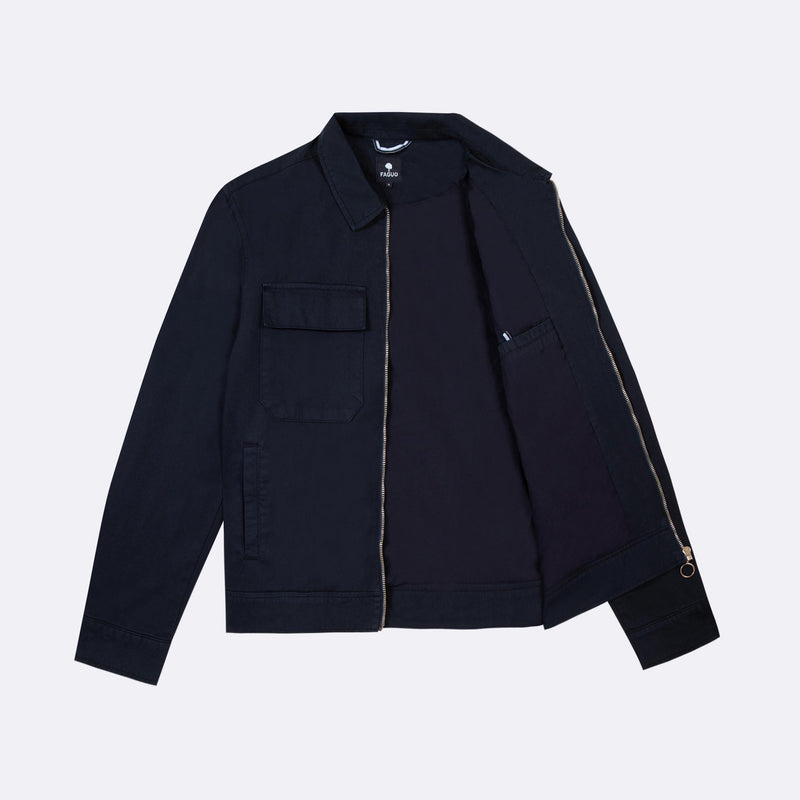 Blouson Marine En Coton Bondy - Homme