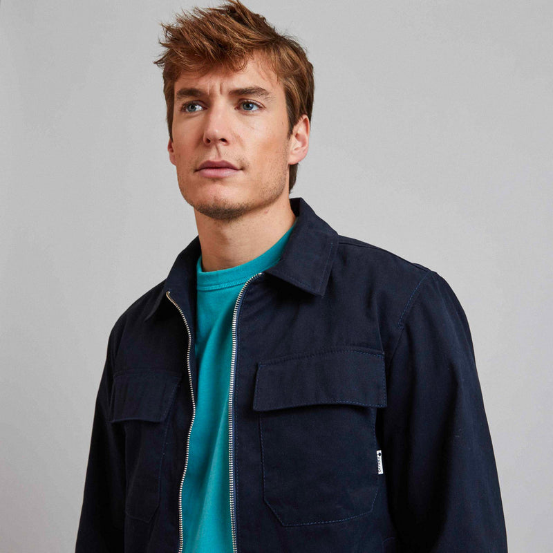 Blouson Marine En Coton Bondy - Homme