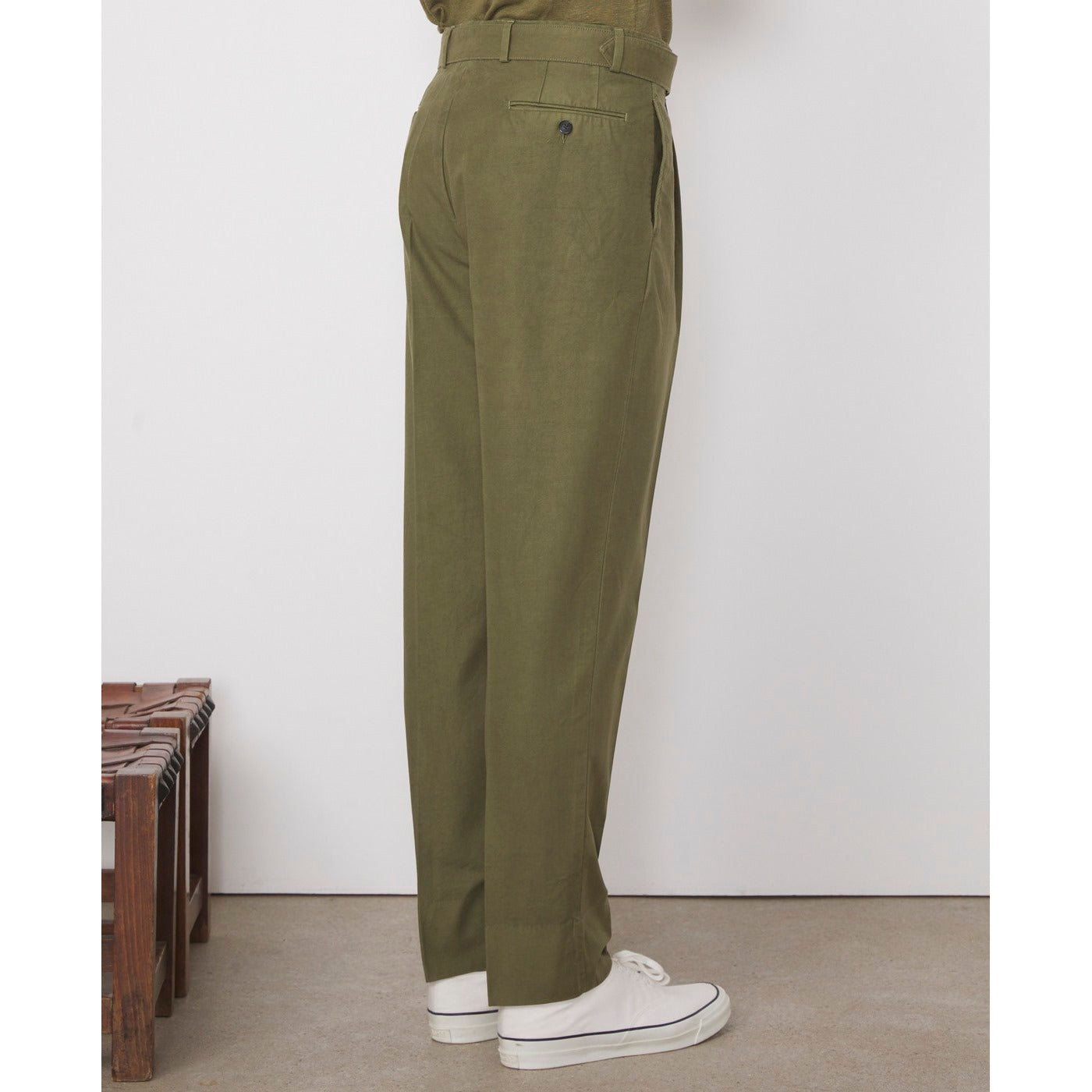 Chino Hugo Pts Itl Pgmt Dye Cotton - Burnt Olive