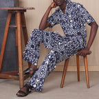 Nash Pants - Navy/Ecru/Orange - Men