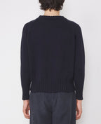 Pulls Ray 5 Gage Cotton Crewneck - Navy