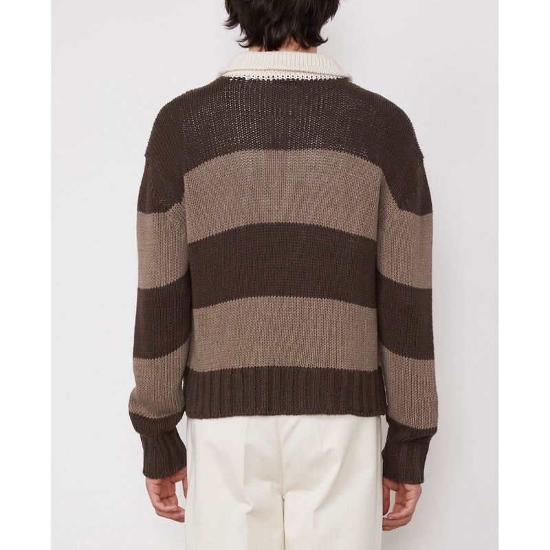 Maxime Sweater - Ecru/Cocoa/Taupe - Man