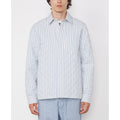 Sur Chemise Harring Quilt Striped Techn Co - Ecru/Blue