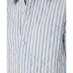 Sur Chemise Harring Quilt Striped Techn Co - Ecru/Blue