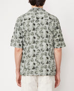 Chemise Eren Manches Courtes - Olive Clair/Olive Foncé - Homme
