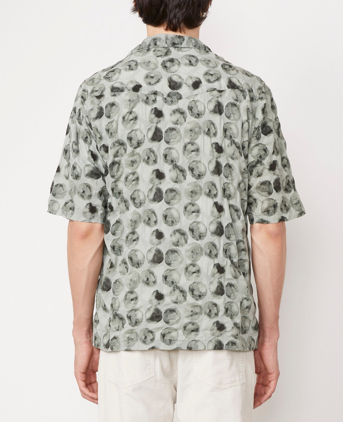 Chemise Eren Manches Courtes - Olive Clair/Olive Foncé - Homme