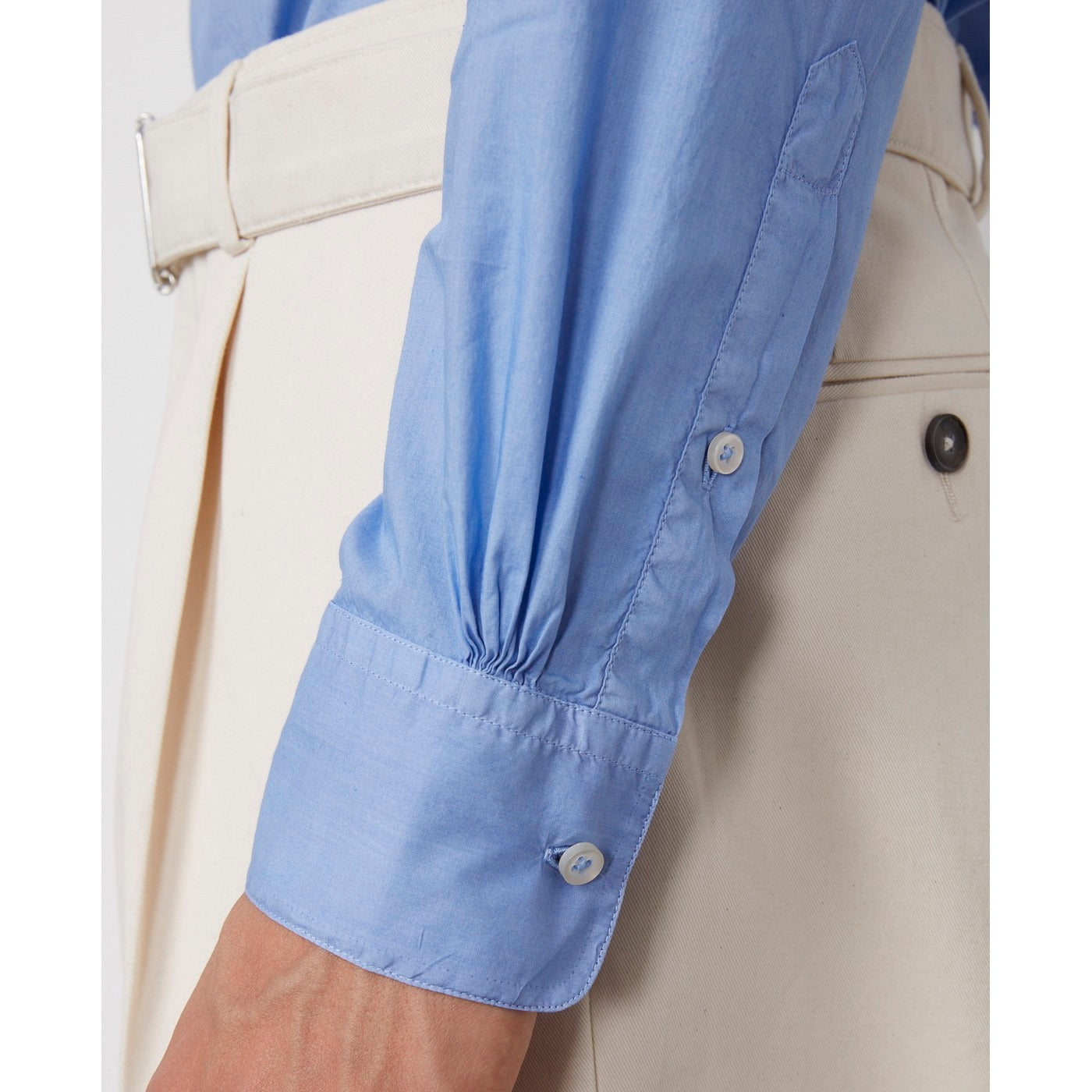 Chemise Auguste Pgmt Dye Light Co Pop - Baby Blue