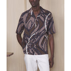 Eren SS Shirt - Cocoa/Taupe/Ecru - Men