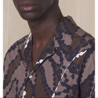 Eren SS Shirt - Cocoa/Taupe/Ecru - Men
