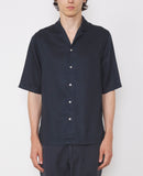 Chemise Eren Ss Shirt Pgmt Dye Lyocell - Dark Navy